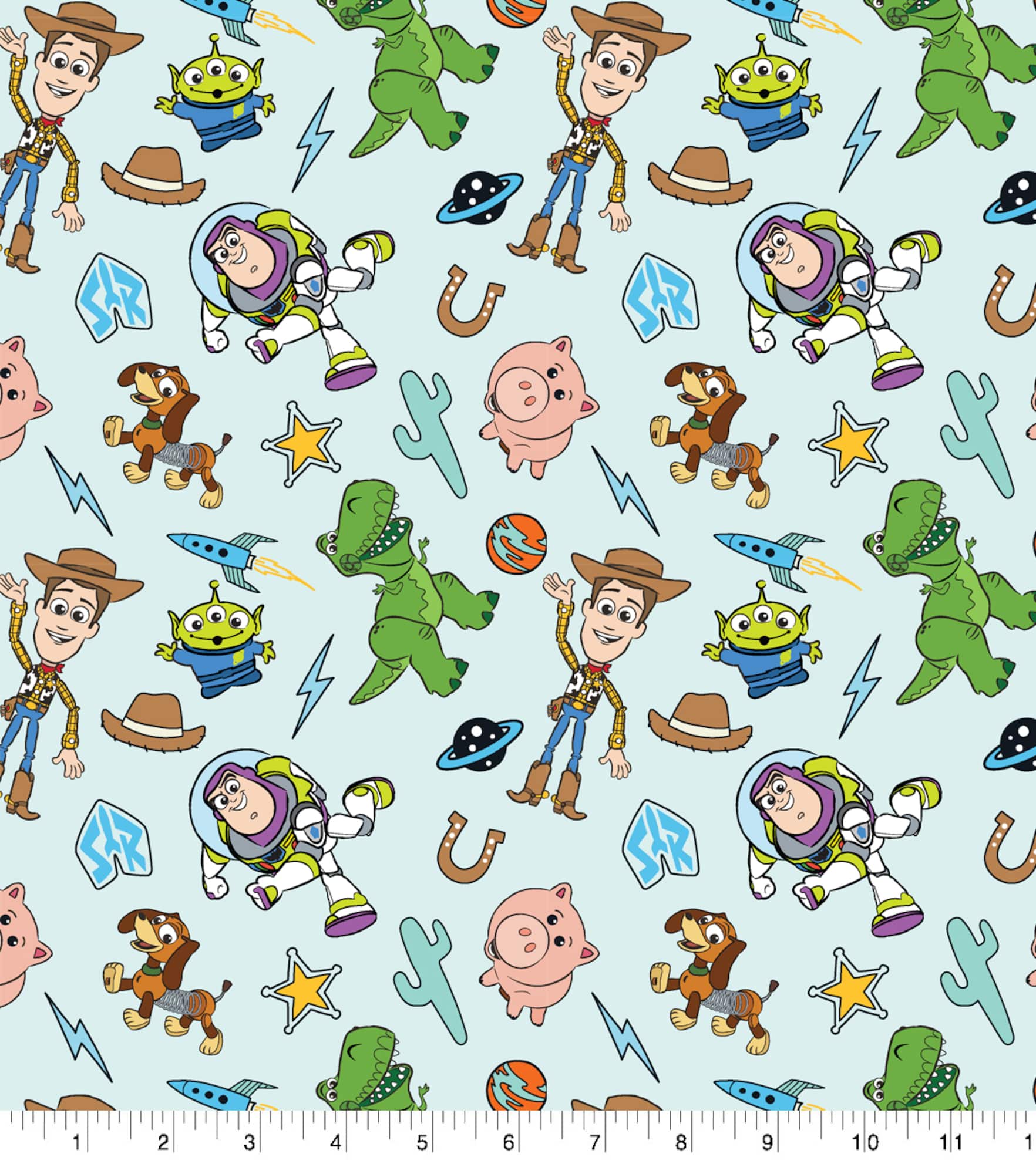 Disney® Toy Story Icon Packed Cotton Fabric
